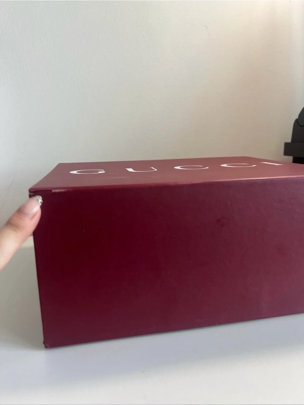 Gucci Deep Red Logo Gift Box